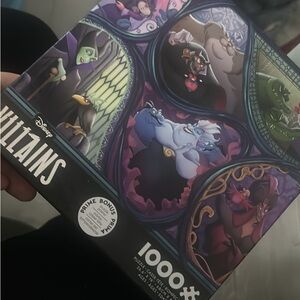 Disney Villains Puzzle with Purple and Black Accents